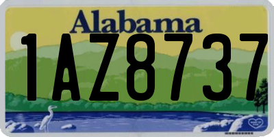 AL license plate 1AZ8737