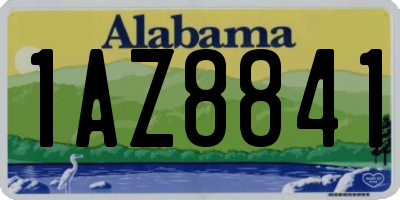 AL license plate 1AZ8841