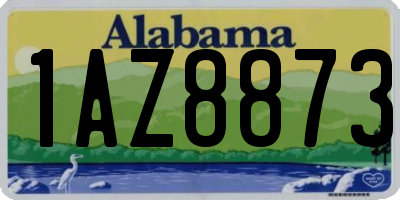 AL license plate 1AZ8873