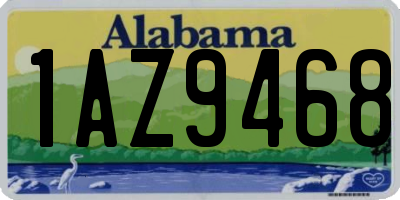 AL license plate 1AZ9468