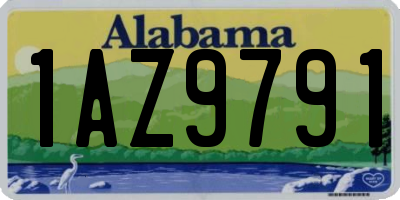 AL license plate 1AZ9791