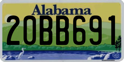AL license plate 20BB691