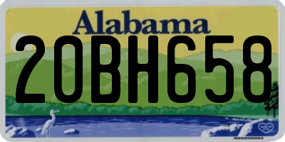 AL license plate 20BH658