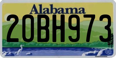 AL license plate 20BH973