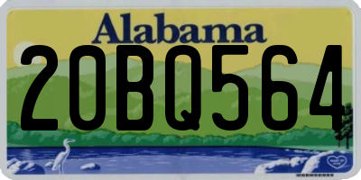 AL license plate 20BQ564