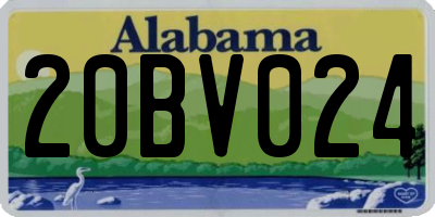 AL license plate 20BV024