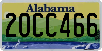 AL license plate 20CC466