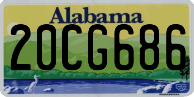 AL license plate 20CG686
