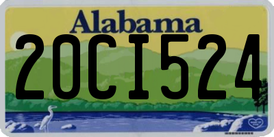 AL license plate 20CI524