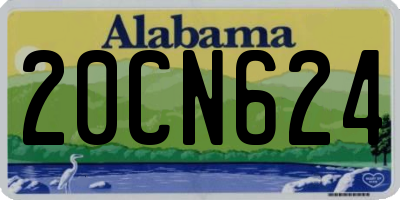 AL license plate 20CN624
