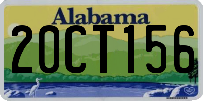 AL license plate 20CT156