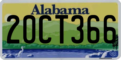 AL license plate 20CT366