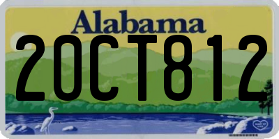 AL license plate 20CT812