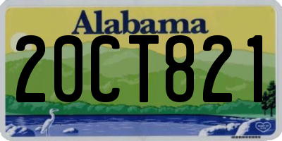 AL license plate 20CT821