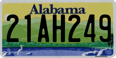 AL license plate 21AH249