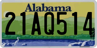 AL license plate 21AQ514