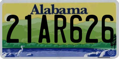 AL license plate 21AR626