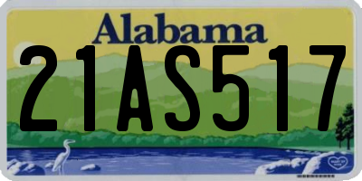 AL license plate 21AS517