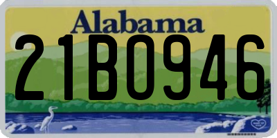 AL license plate 21BO946