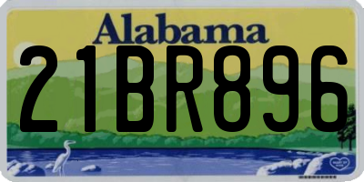 AL license plate 21BR896