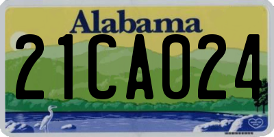 AL license plate 21CA024