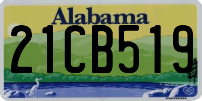 AL license plate 21CB519