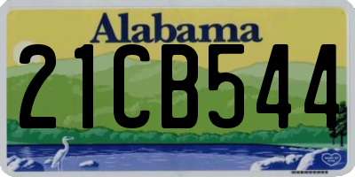 AL license plate 21CB544