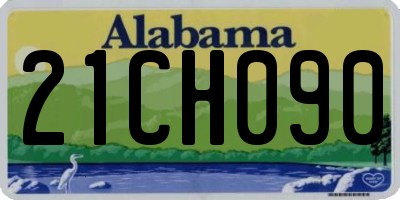 AL license plate 21CH090
