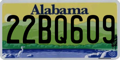 AL license plate 22BQ609