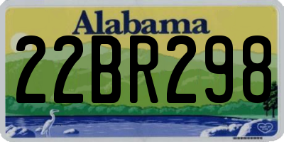 AL license plate 22BR298