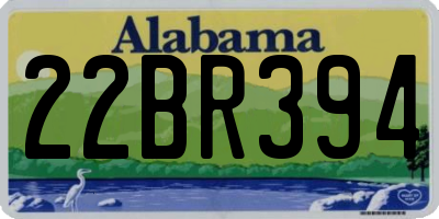 AL license plate 22BR394