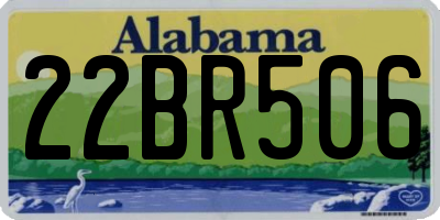 AL license plate 22BR506