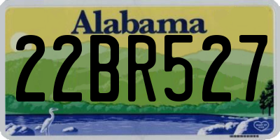 AL license plate 22BR527