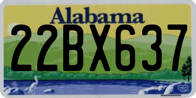 AL license plate 22BX637