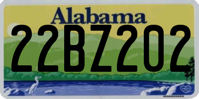AL license plate 22BZ202