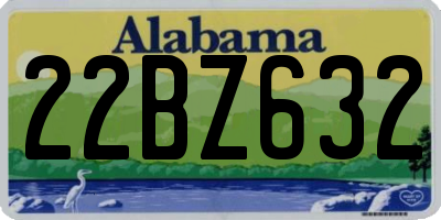 AL license plate 22BZ632