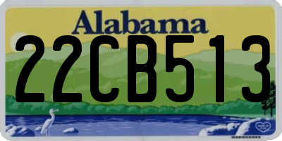 AL license plate 22CB513