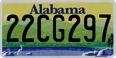 AL license plate 22CG297
