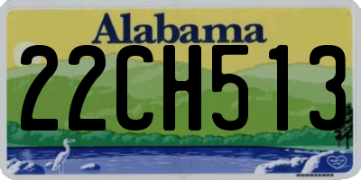 AL license plate 22CH513