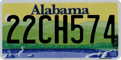 AL license plate 22CH574