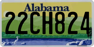 AL license plate 22CH824