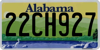 AL license plate 22CH927