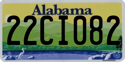 AL license plate 22CI082