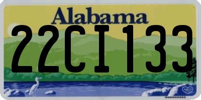 AL license plate 22CI133