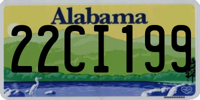 AL license plate 22CI199