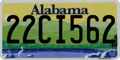 AL license plate 22CI562