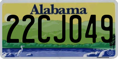 AL license plate 22CJ049