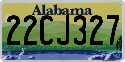 AL license plate 22CJ327