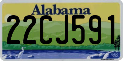 AL license plate 22CJ591