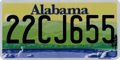 AL license plate 22CJ655